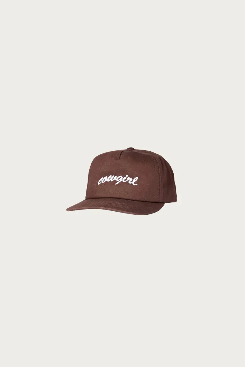 Brown Script Adjustable Baseball Cap 1