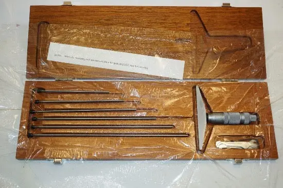Brown & Sharpe Depth Micrometer – Metric 0–150 Mm, New Old Stock (Model 599-603-246-1) 1