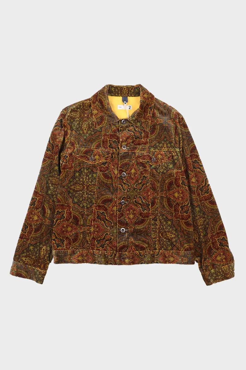 Brown Short Jacket With Double Flap Pockets 1