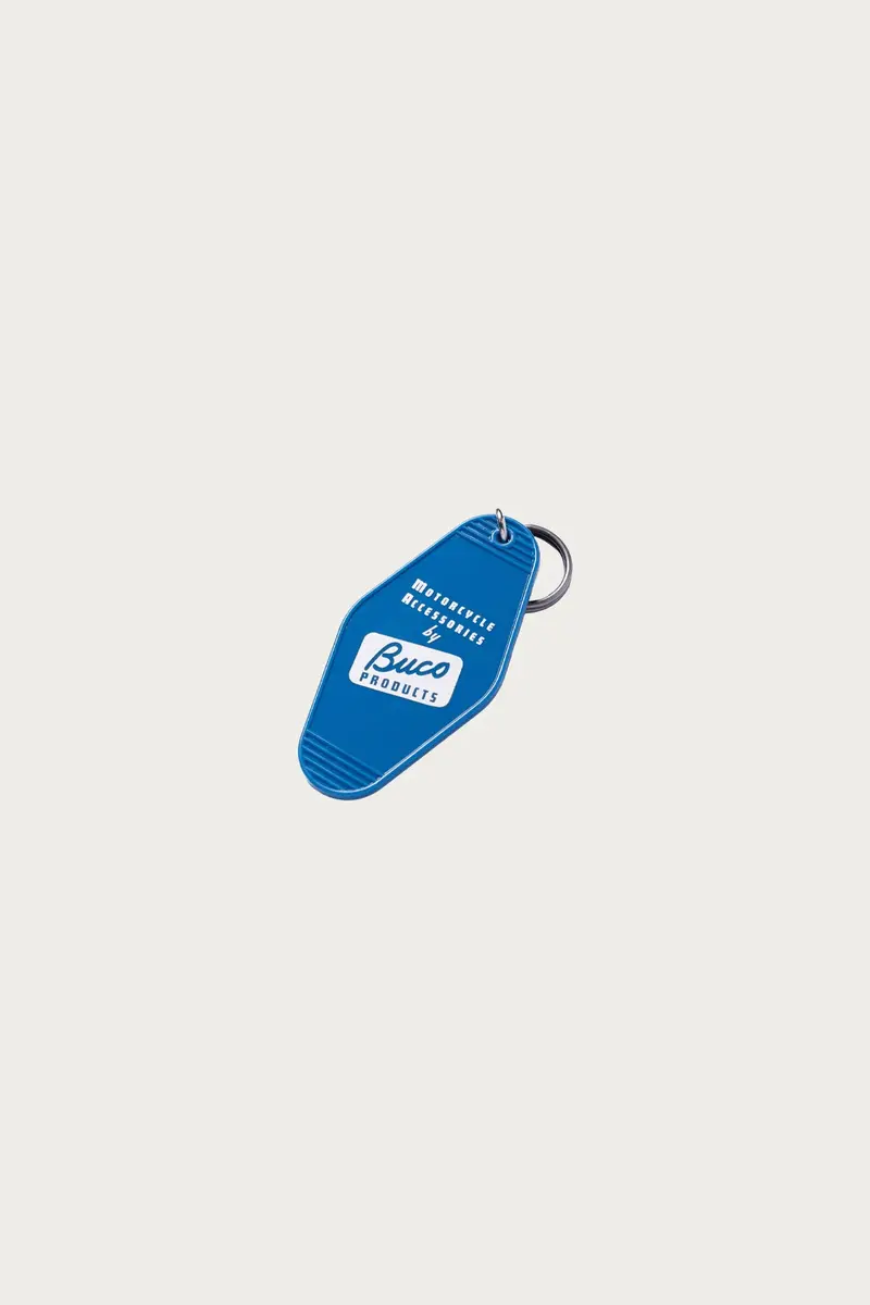 Buco Motel Keychain – Classic Blue 1