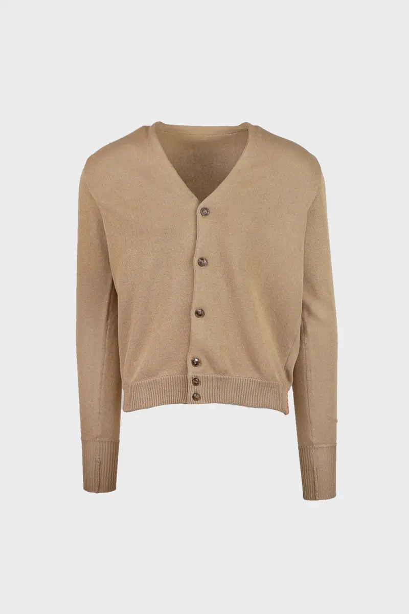 Camel Oliver Knit Cardigan 1