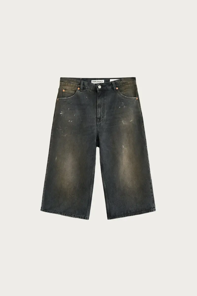 Capri Cut Slim-Fit Jeans – Nebula Wash Distressing 1