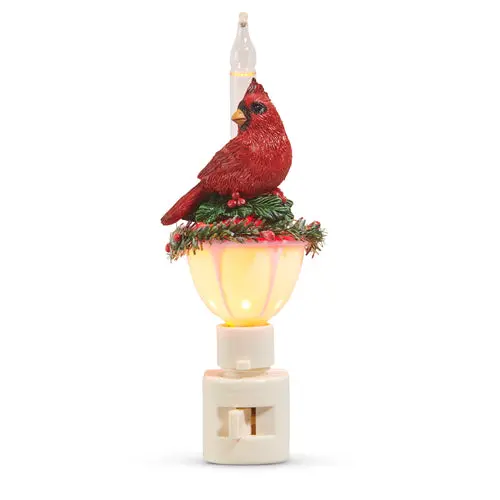 Cardinal-Themed Nightlight With Soft Glow 1