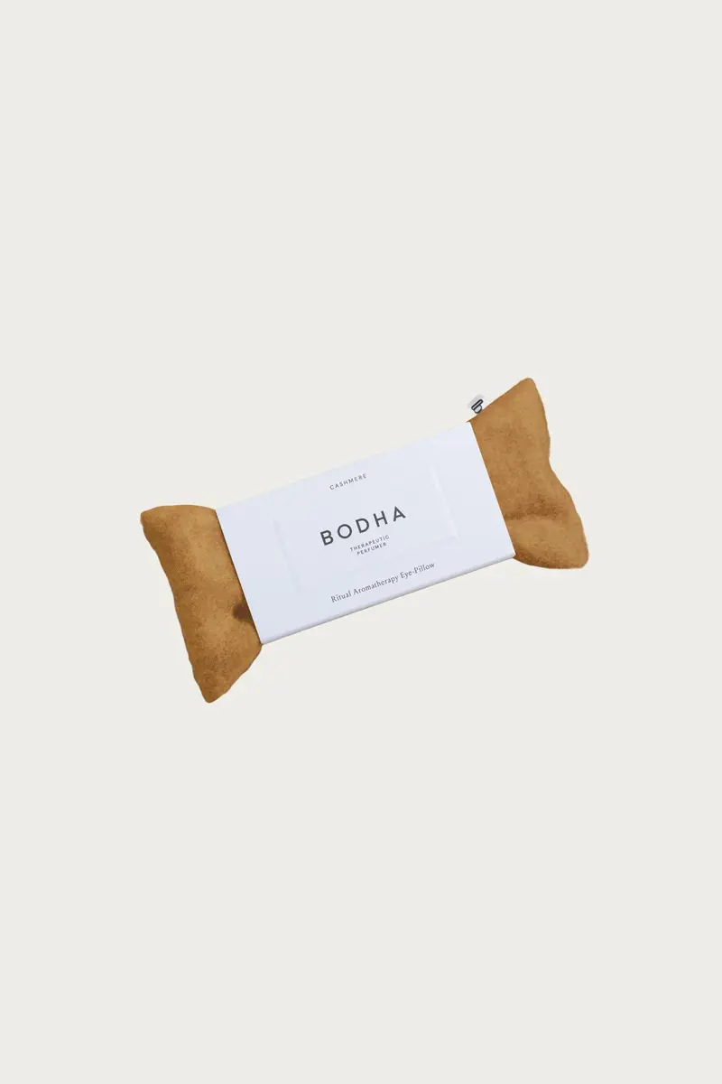 Cashmere Ritual Aromatherapy Eye Pillow In Camel Tone 1