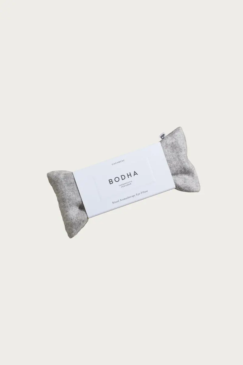Cashmere Ritual Aromatherapy Eye Pillow In Marle Gray 1