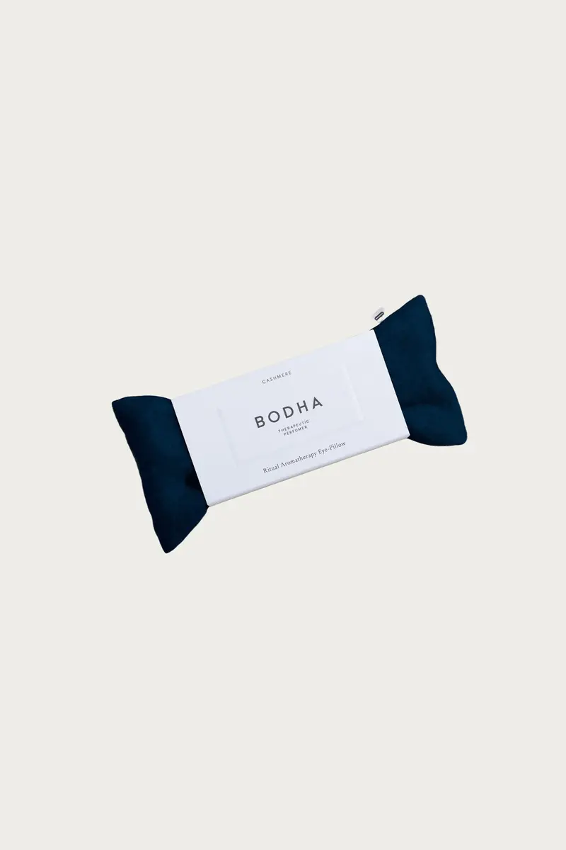 Cashmere Ritual Aromatherapy Eye Pillow In Midnight Blue 1