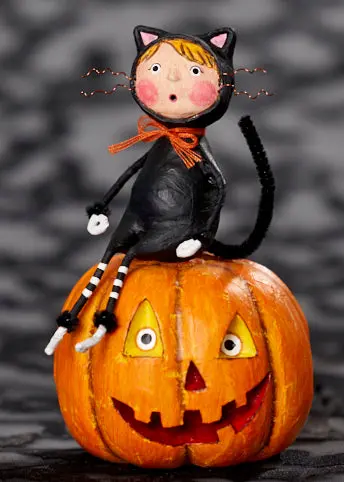 Cat & Jack Character Figurine By Lori Mitchell 1