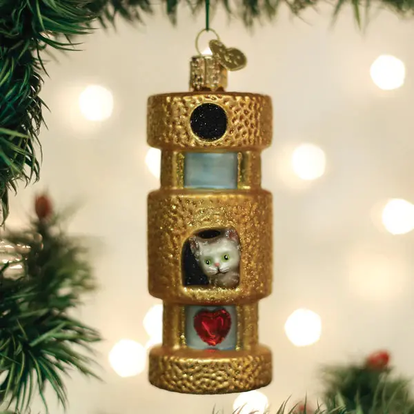 Cat Tower Pet-Themed Ornament 1
