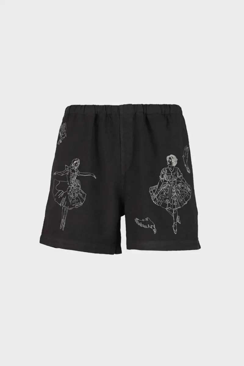 Charcoal Ballet-Inspired Short 1