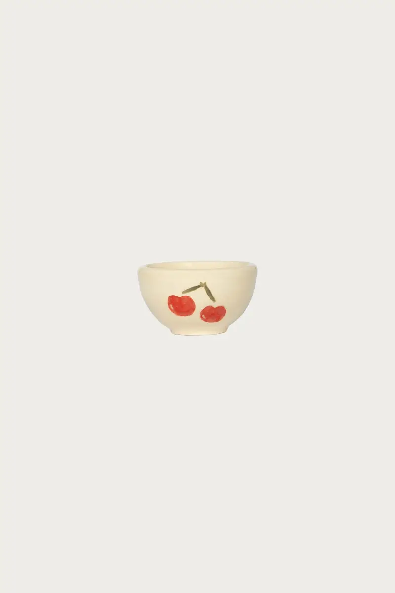 Cherry-Print Copitas – Mini Tea Cups 1