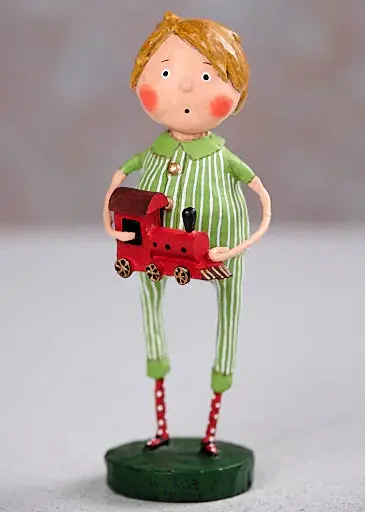 Choo Choo Magoo Train-Themed Christmas Figure By Lori Mitchell 1