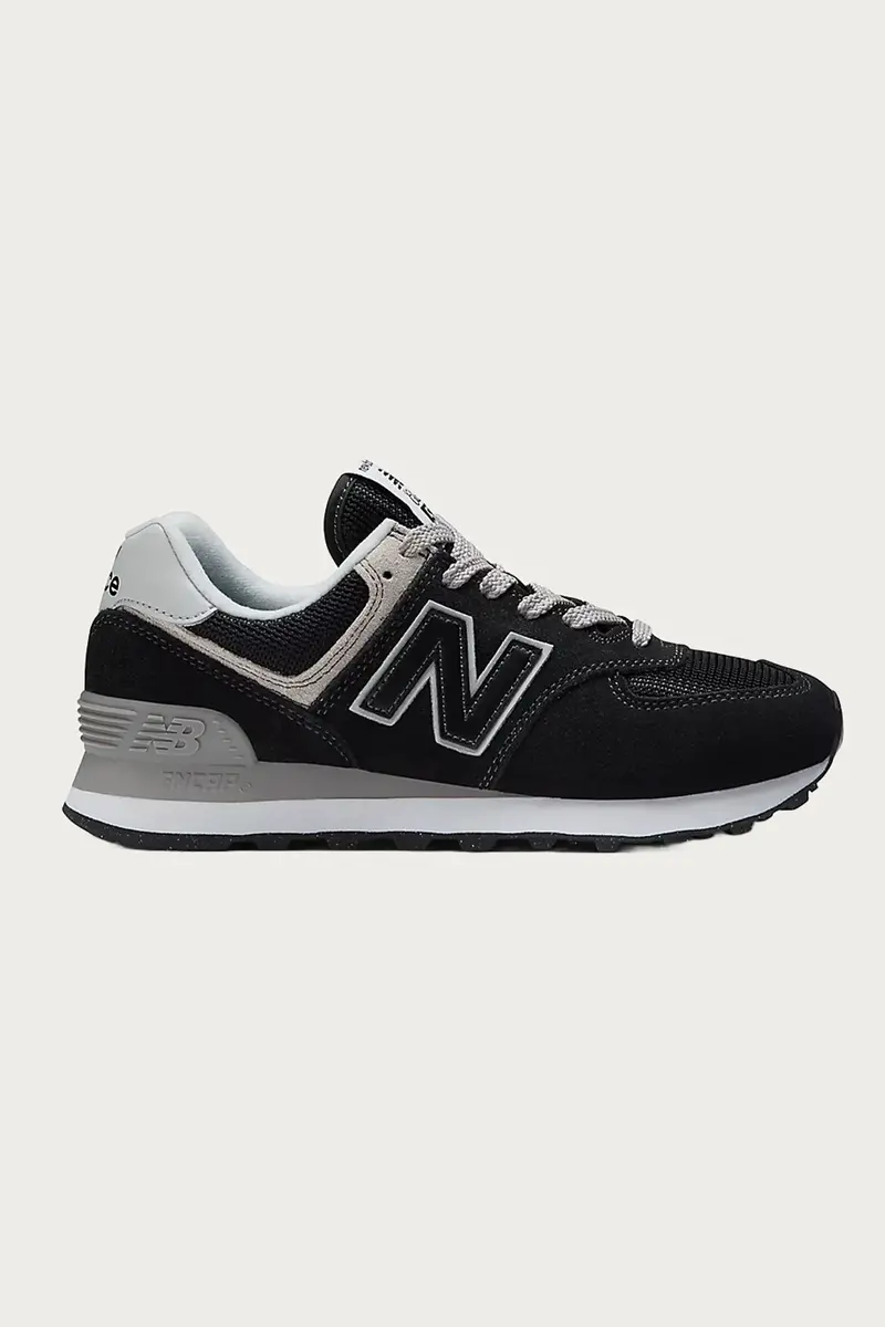 Classic 574 Core Running Sneaker – Black & White 1