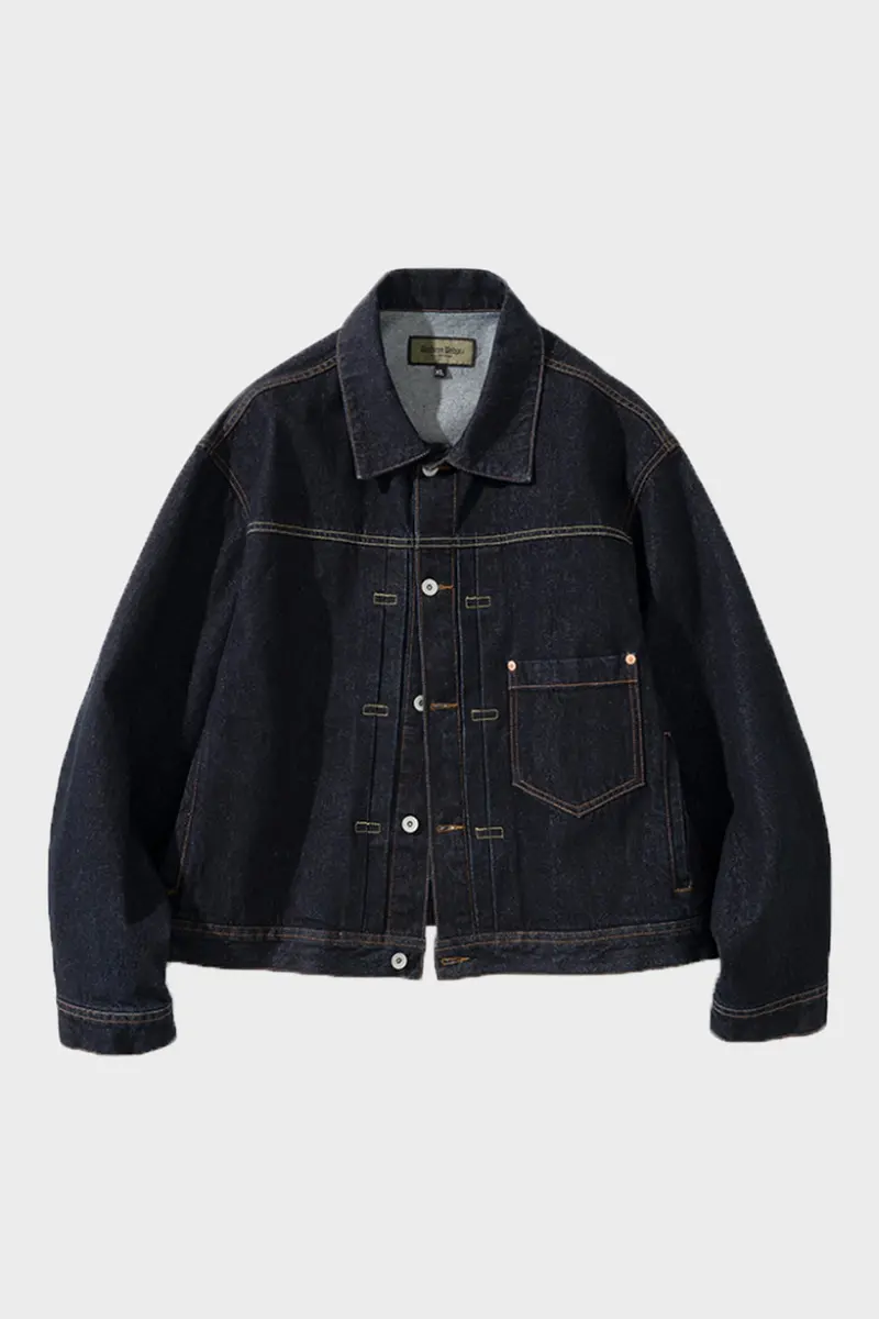 Classic Indigo Type I Trucker Denim Jacket 1