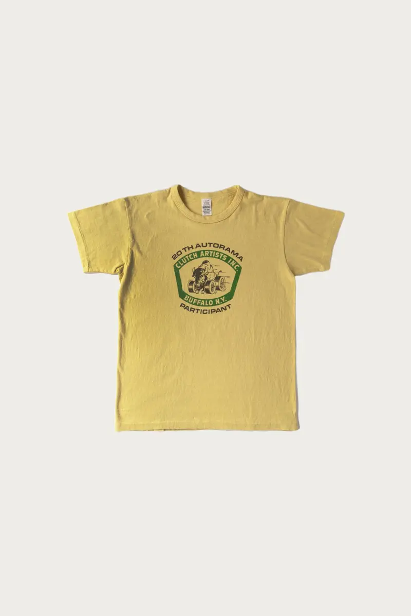 Clutch Artists Graphic T-Shirt – Cream Yellow Tone Variant 1