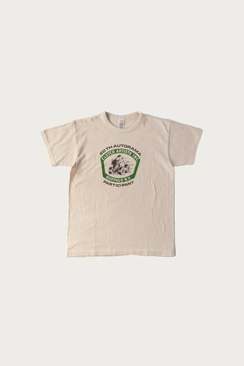 Clutch Artists Graphic T-Shirt – Minimalist Cream Base 1