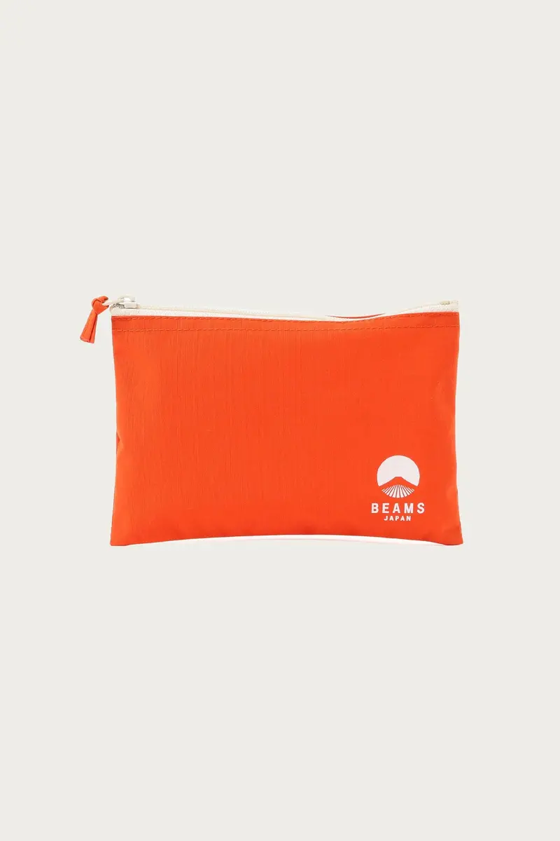 Compact Logo Flat Pouch (A5 Size) In Vibrant Orange 1