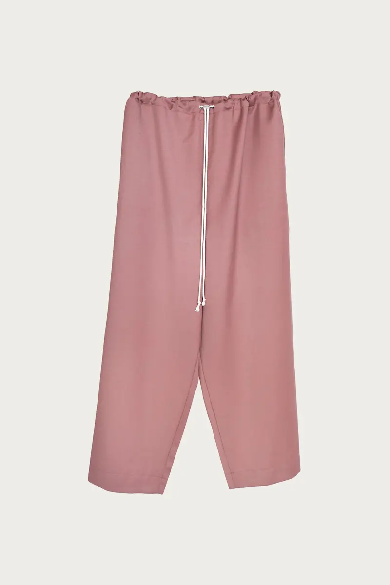 Coral Casual Straight-Leg Pants – Lightweight Design 1