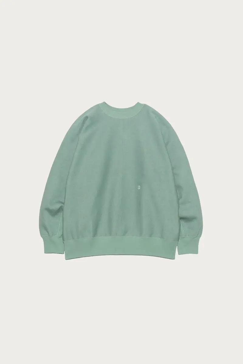 Coral Green Crew Neck Sweatshirt 1
