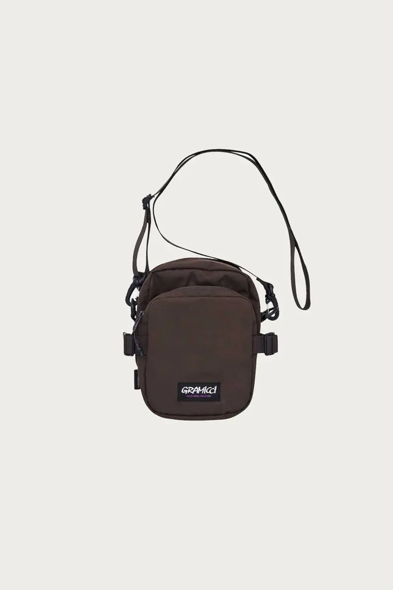 Cordura Mini Shoulder Bag In Brown 1
