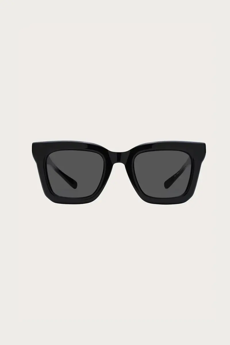 Cornell Eyewear – Matte Black & White Gold Design 1