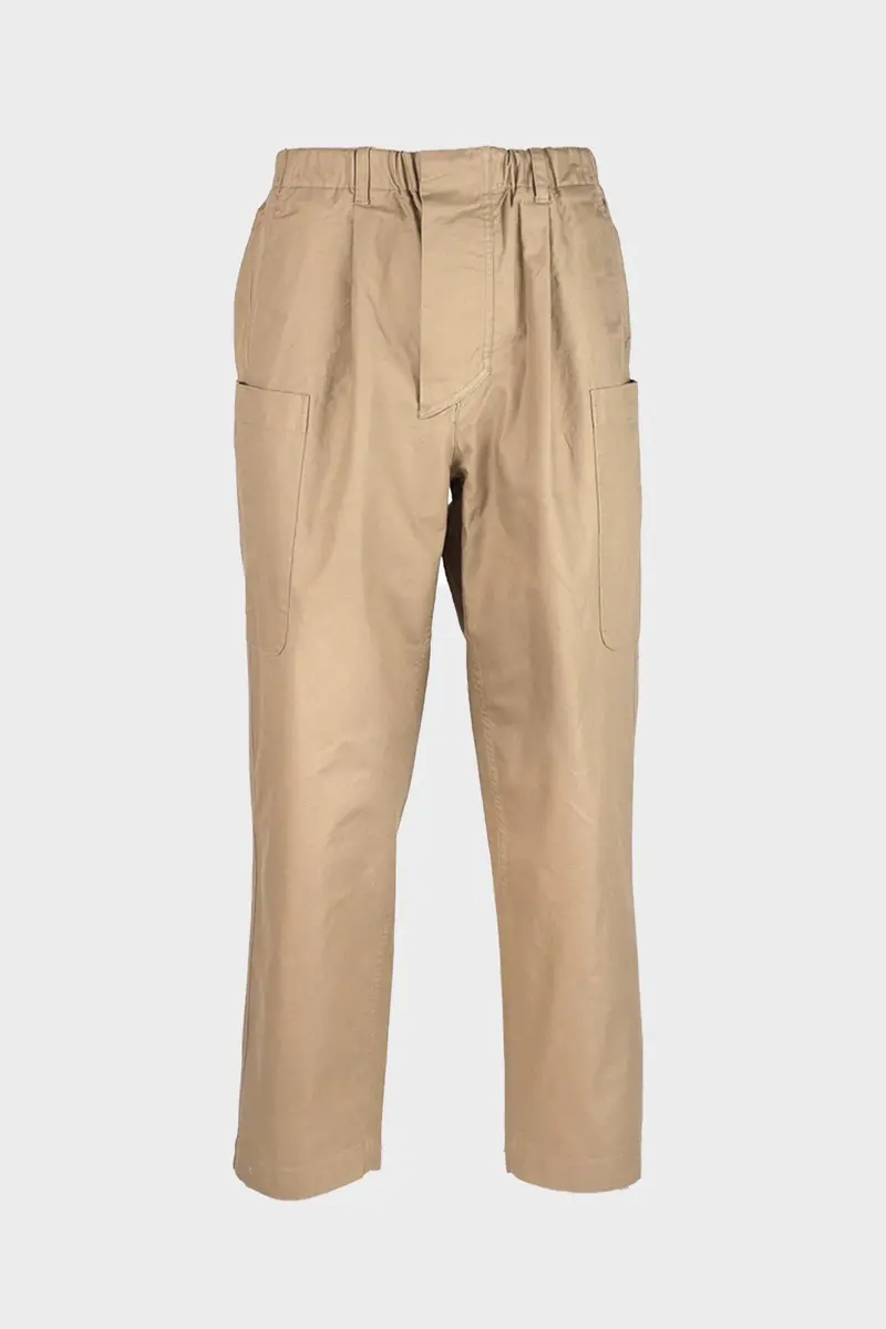 Cotton Carpenter Work Pants – Beige 1