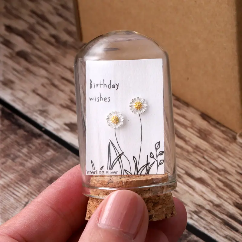 Daisy Flower Earrings For Birthday Gifting 1