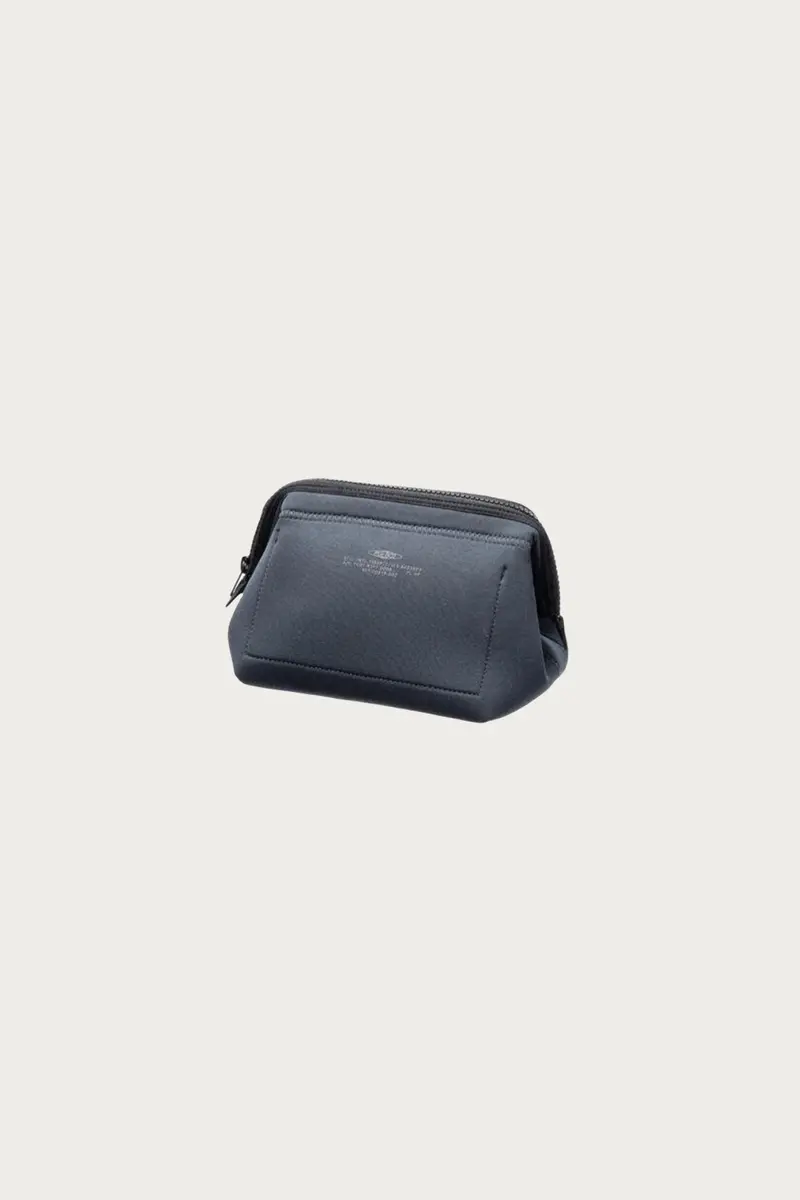 Dark Grey And Green Wired Compact Pouch 1