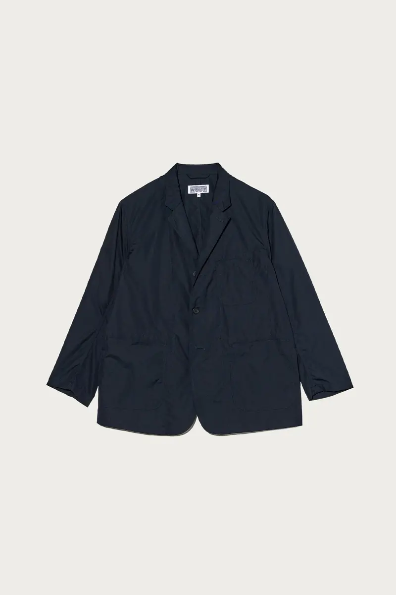 Dark Navy Pc Poplin Med Blazer 1