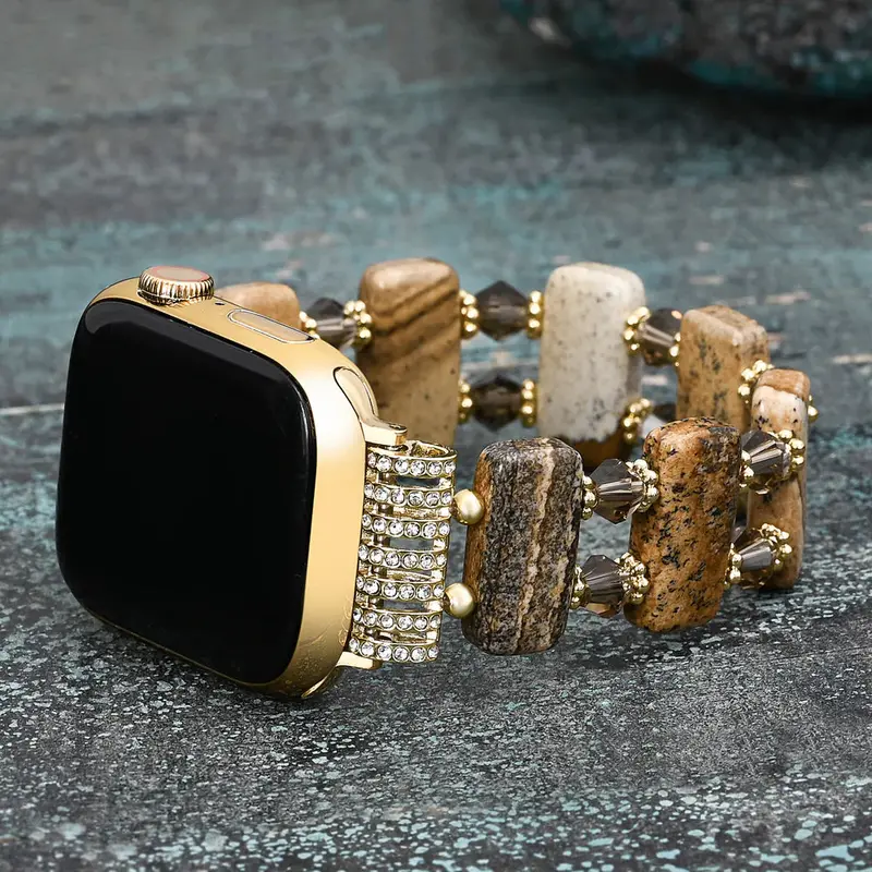 Desert Jasper Geometric Apple Watch Band 1