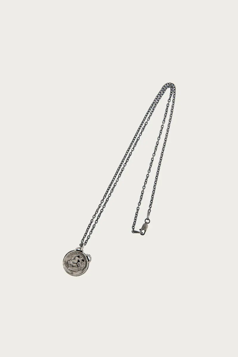 Dime-And-Bear Themed Pendant Necklace 1