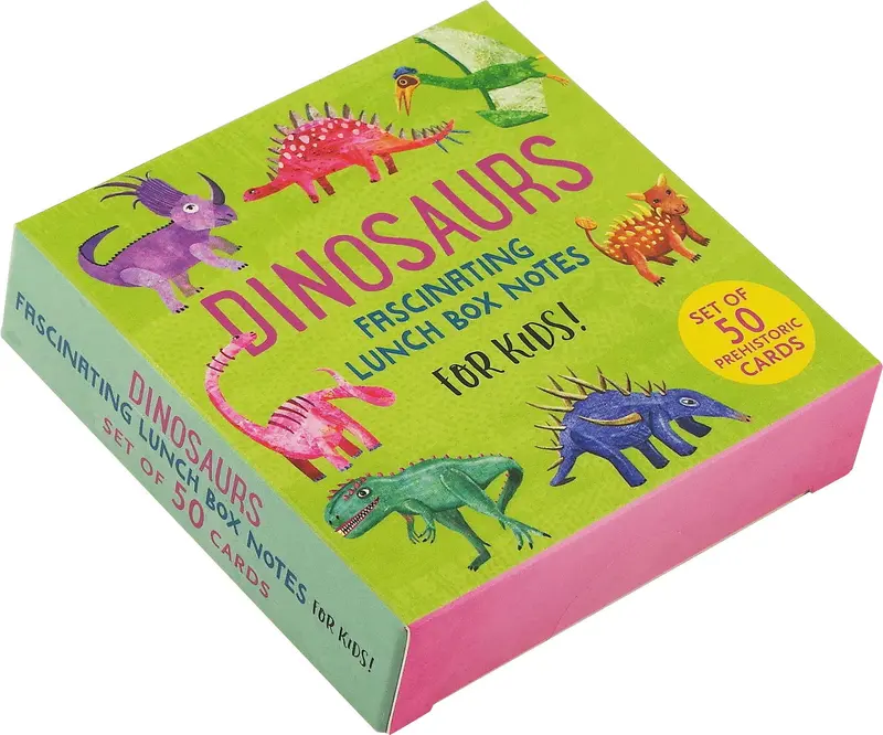 Dinosaur Lunch Box Notes For Kids – 50-Pack 1