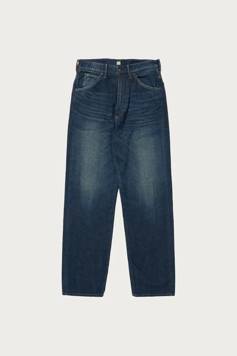 Distressed Indigo Denim Trousers – Lot. 702 1