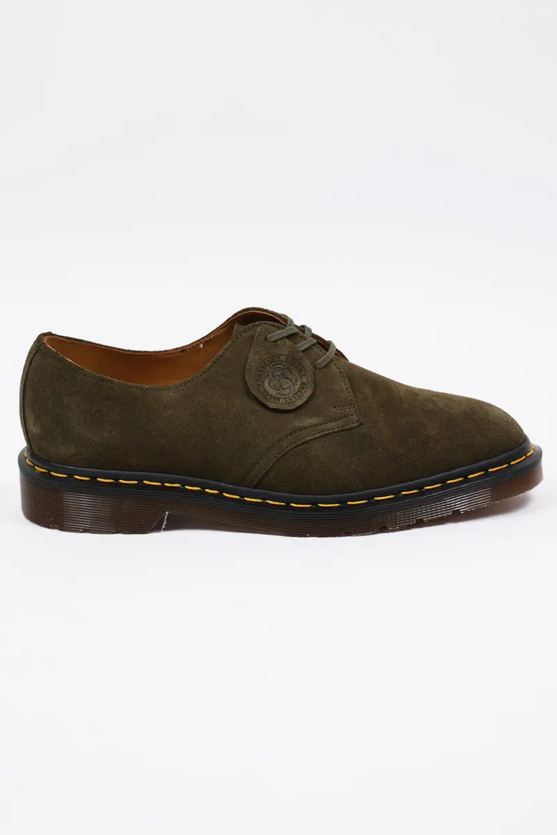 Dr. Martens 1461 Boot In Forest Green Buck Suede 1
