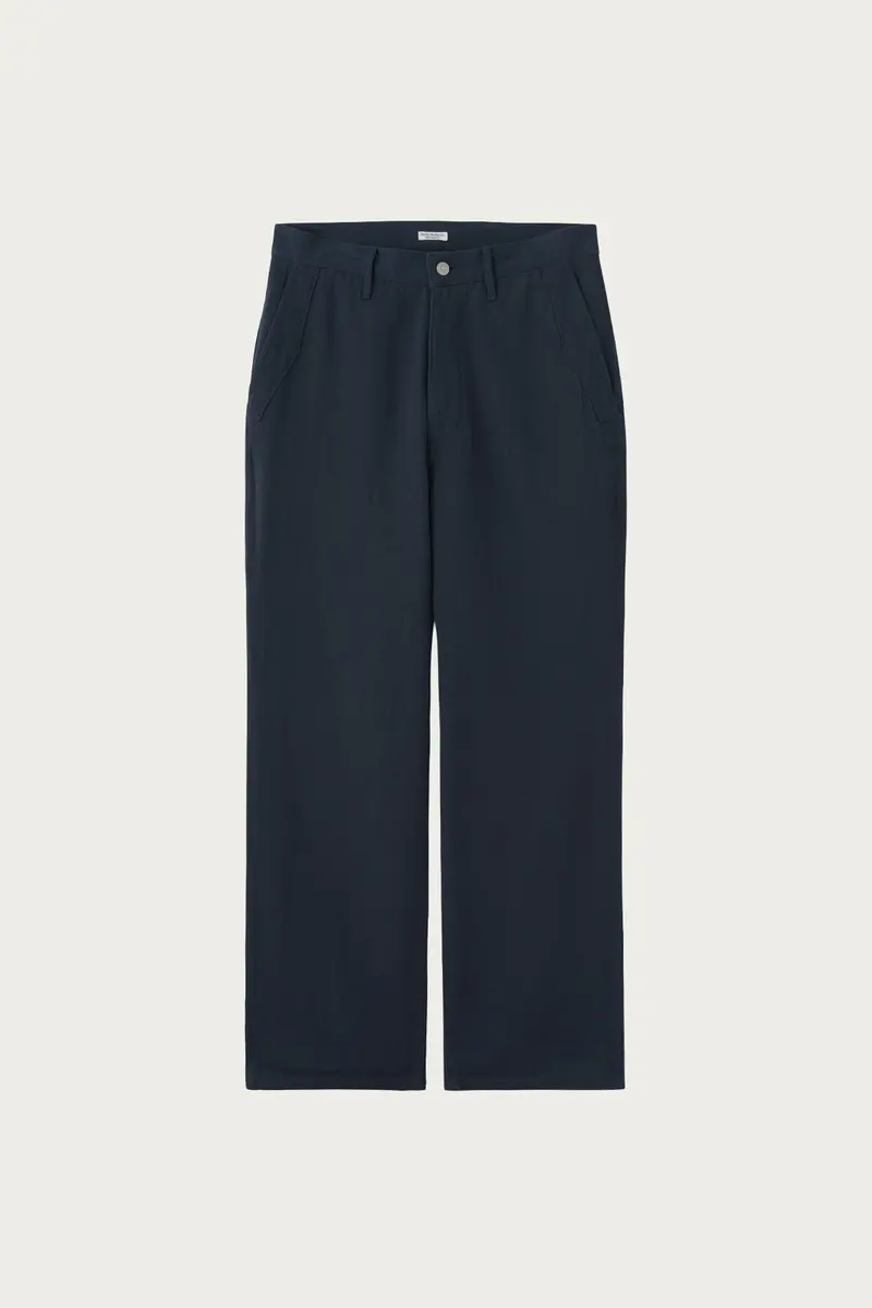 Dusty Navy Drill Utility Pants 1