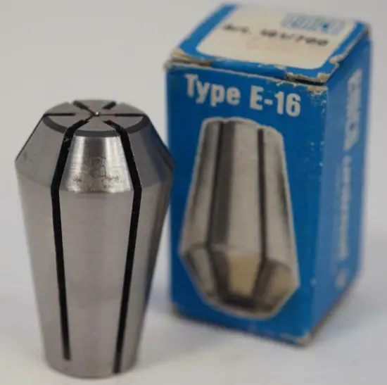 Emco Unimat E-16 Collet – 1/32" Diameter, High-Accuracy Lathe Chuck, Nos 1