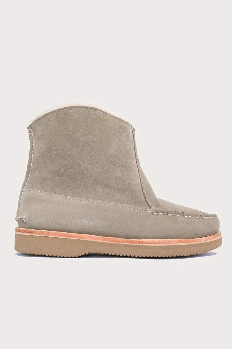 Engineered Garments X Easymoc Surf Boot – Stone Suede Finish 1