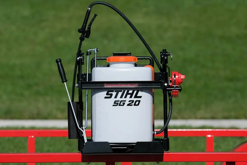 Equipment Defender Universal Backpack Sprayer Storage Rack 1