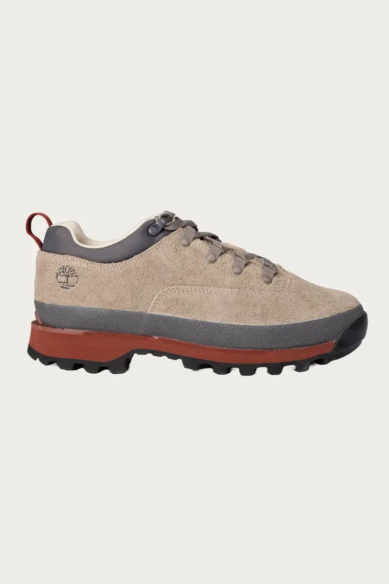 Euro Hiker Low Sneaker In Olive Nubuck 1