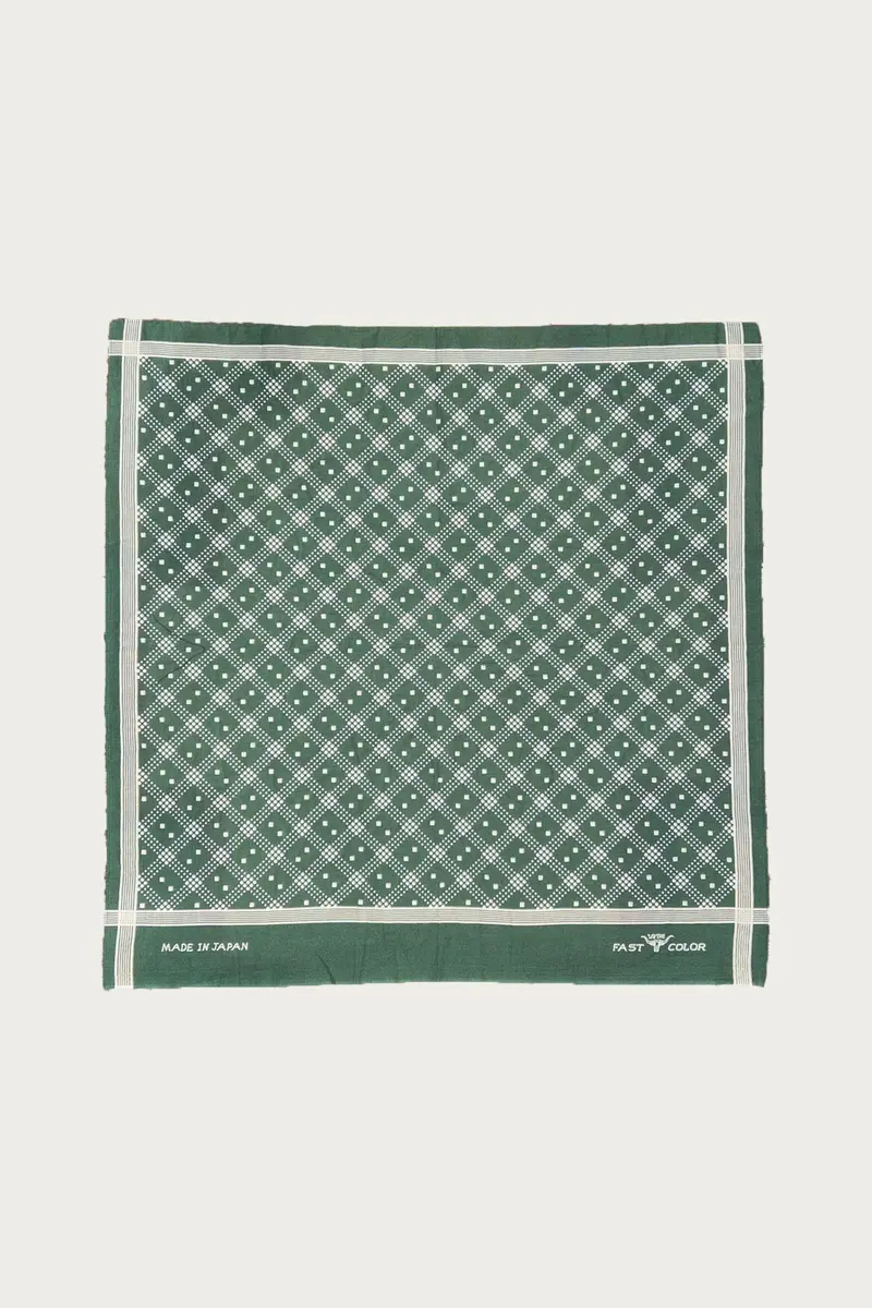 Evergreen Shaker Dot Bandana 1