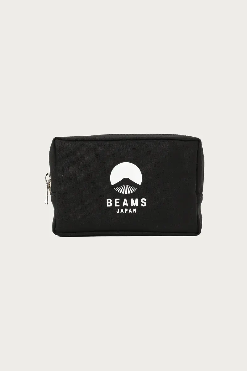 Evergreen Works & Beams Japan Canvas Pouch – Black 1