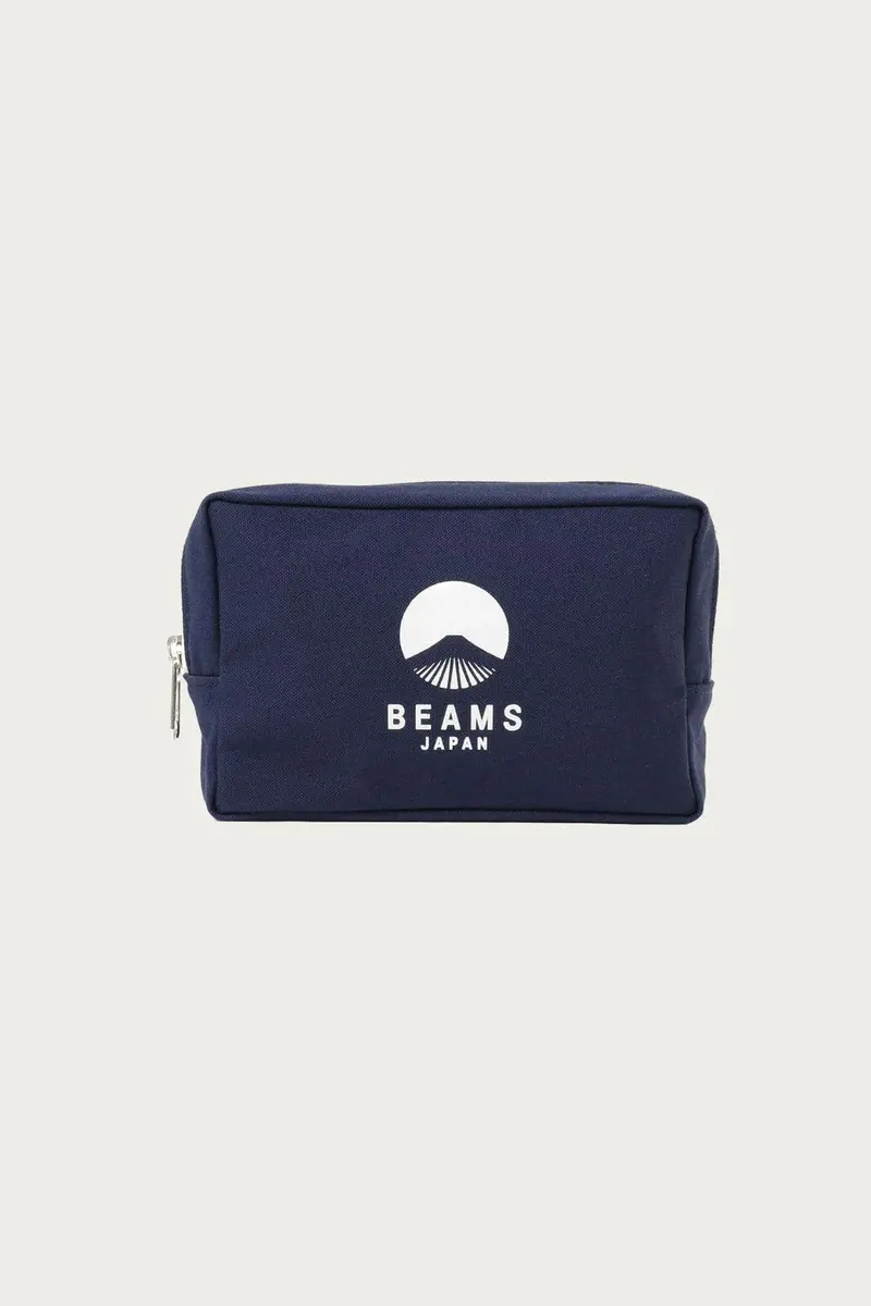 Evergreen Works & Beams Japan Canvas Pouch – Navy 1