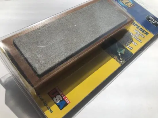 Eze-Lap Diamond Sharpening Stone – 62F Fine Grit On Walnut Base, Usa Made Knife & Tool Hone 1