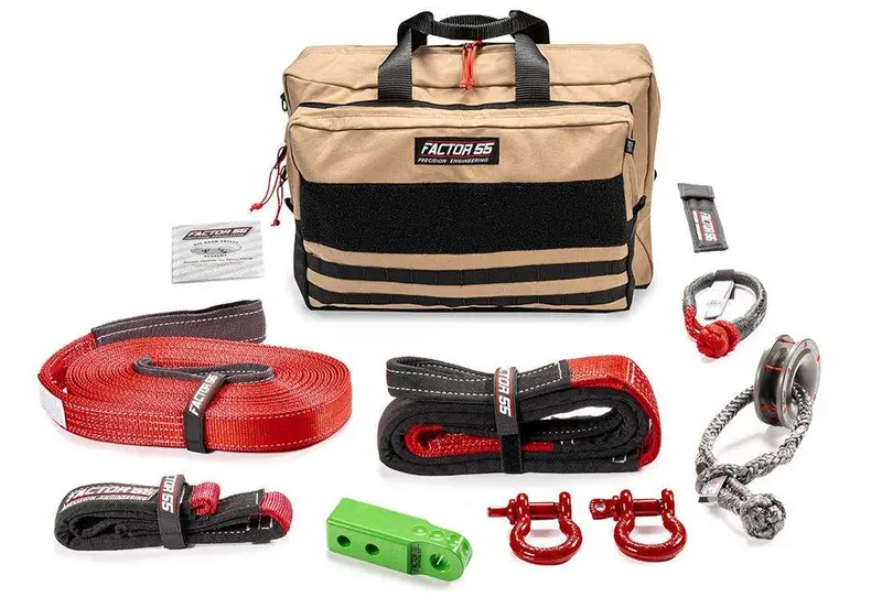 Factor 55 00475-08 Large Recovery Kit — Includes Sawtooth Anchor, Green Hitchlink, And Accessories 1