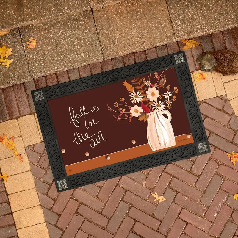 Fall Bouquet Matmate Insert – Seasonal Autumn Doormat Design 1