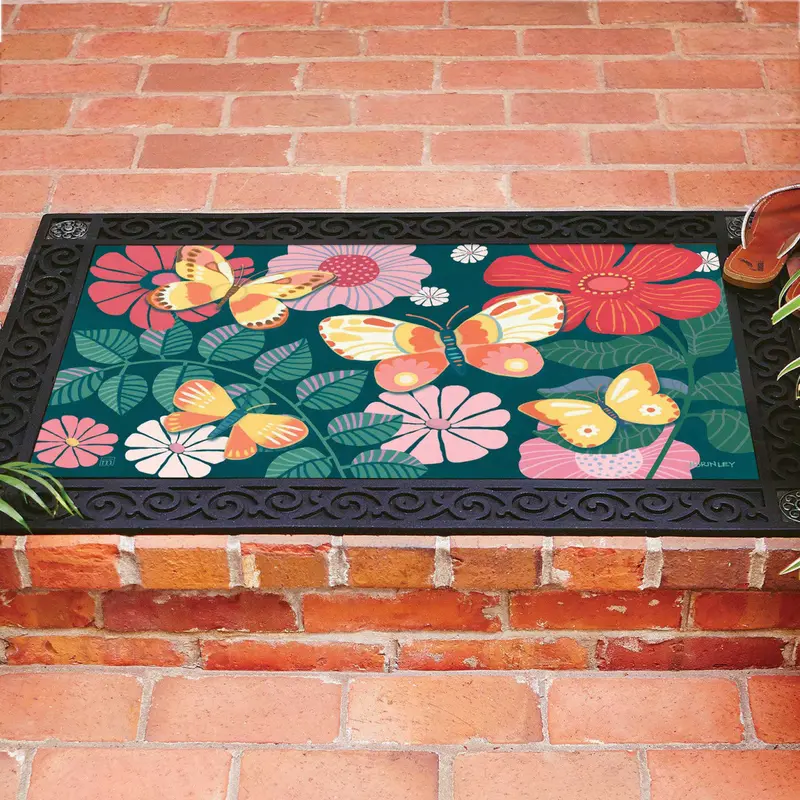 Flutter & Vine Botanical Matmate Doormat Insert 1