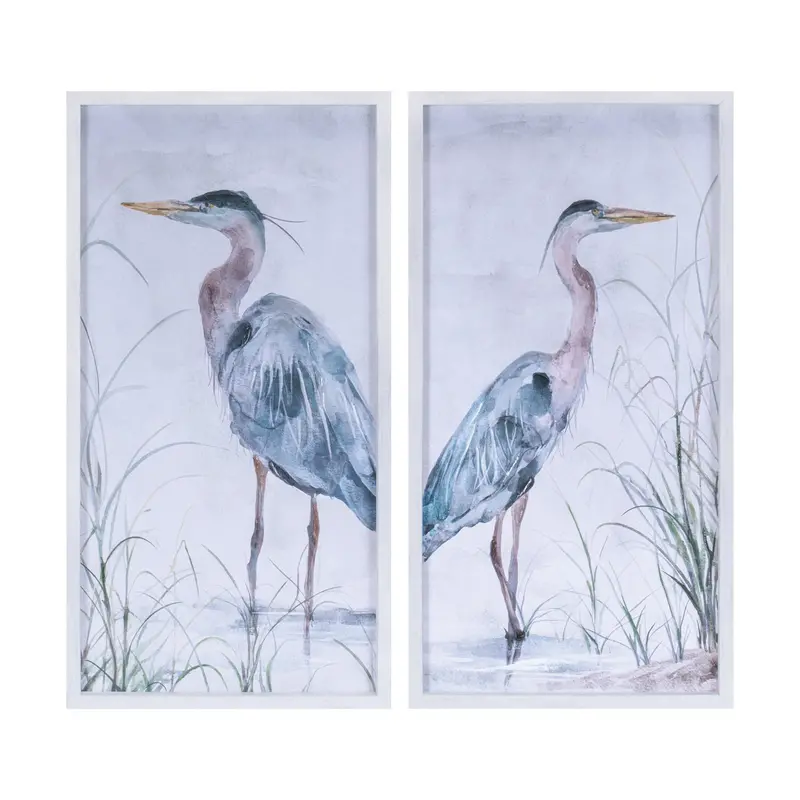 Framed Heron Art Prints – 2 Unique Styles 1
