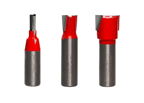 Freud Industrial 3-Piece Undersized Plywood Router Bit Set – 1/2" Shank (Model 89-670) 1