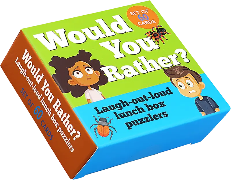 Fun 'Would You Rather?' Lunchbox Note Cards 1