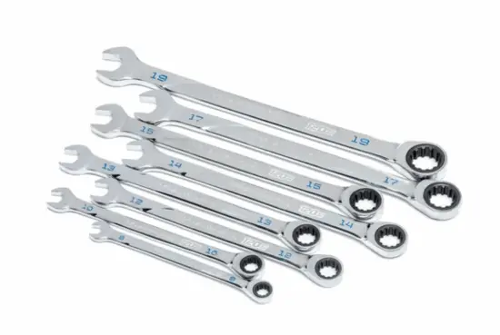 Gearwrench 86454 8-Piece 120Xp Metric Ratcheting Combination Wrench Set – Xl Sizes 1