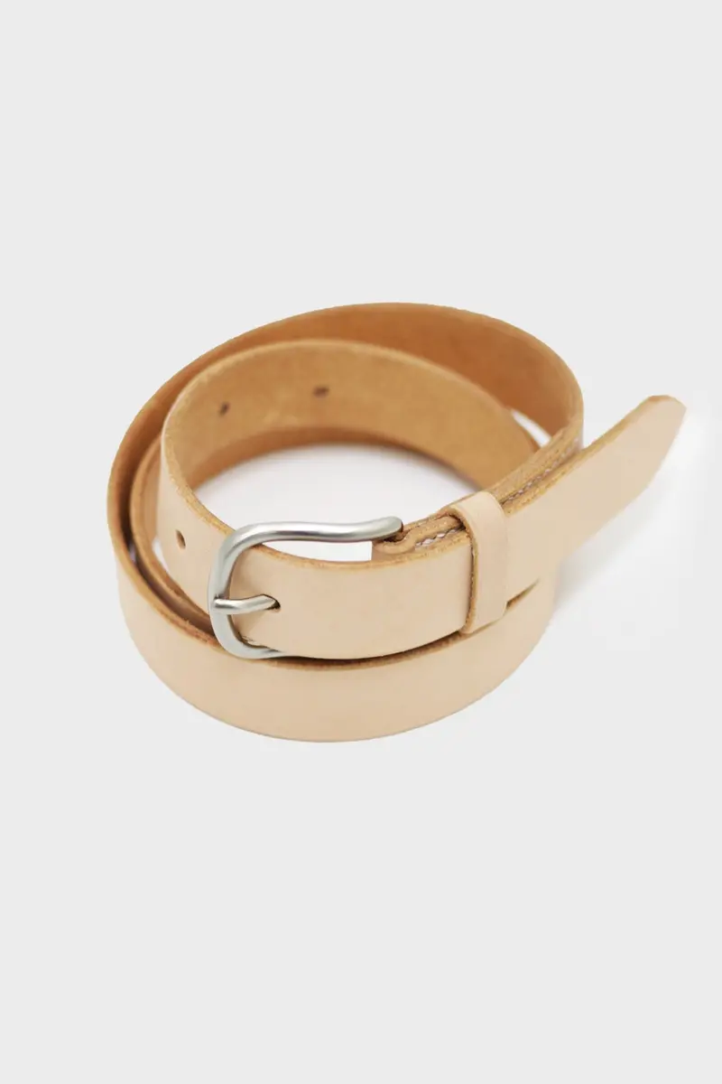 Genuine Leather Belt Featuring Nickel-Plated Buckle 1
